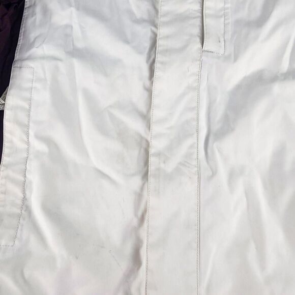 Patagonia Girls H2no Nylon Jacket Size XL (14) WHITE/BURGUND Hoodie Ski Jacket - Picture 8 of 14